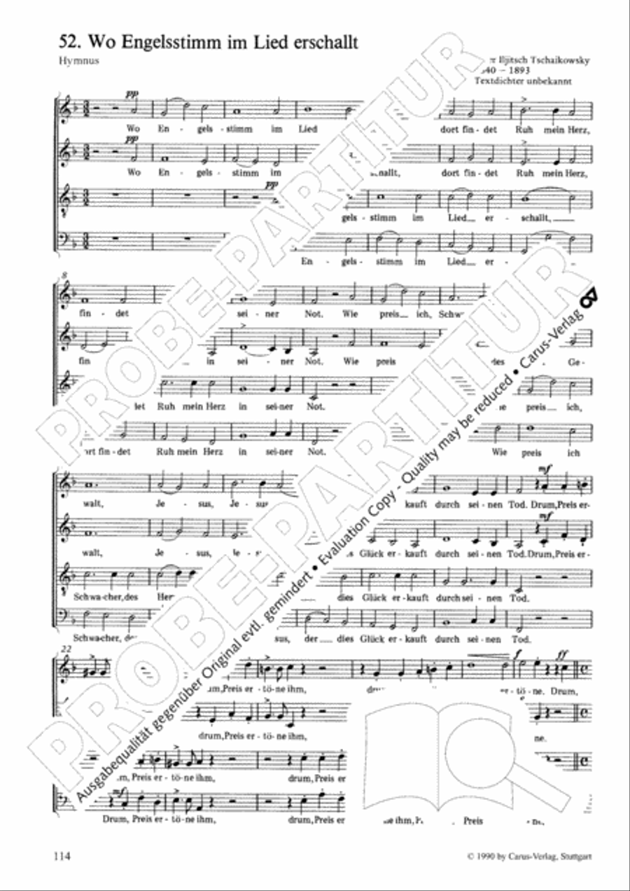 Geistliches Chorbuch der Romantik Choir scores gallery preview page 115