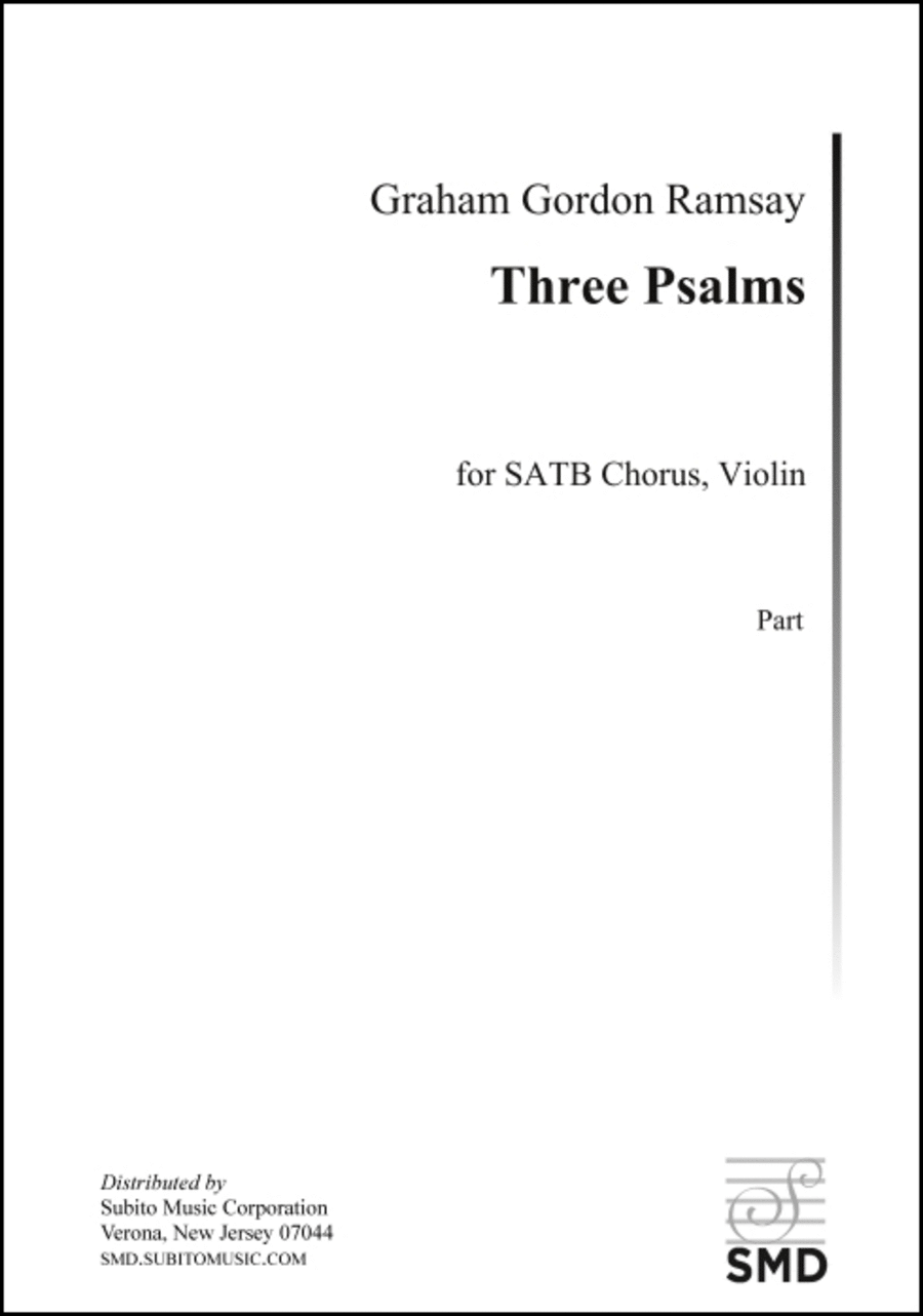 Three Psalms (violin part)