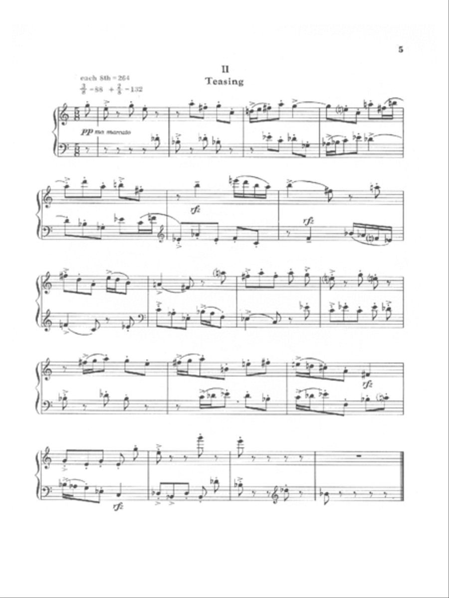 Twelve Relationships for Piano Solo, Op. 10 Piano Solo scores gallery preview page 3