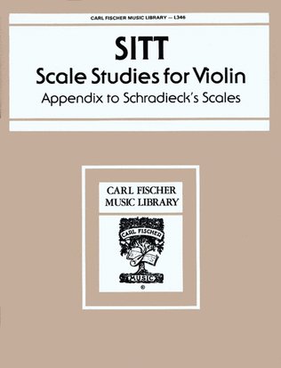 Book cover for Scale Studies For Violin