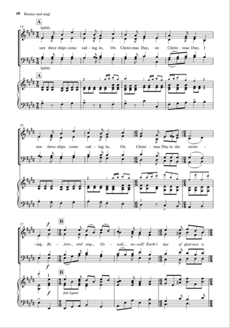 A Celebration in Carols 4-Part scores gallery preview page 11