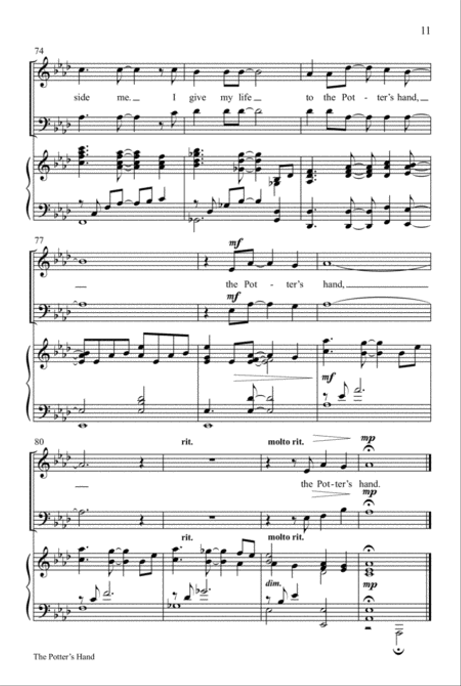 The Potter's Hand Choir scores gallery preview page 11
