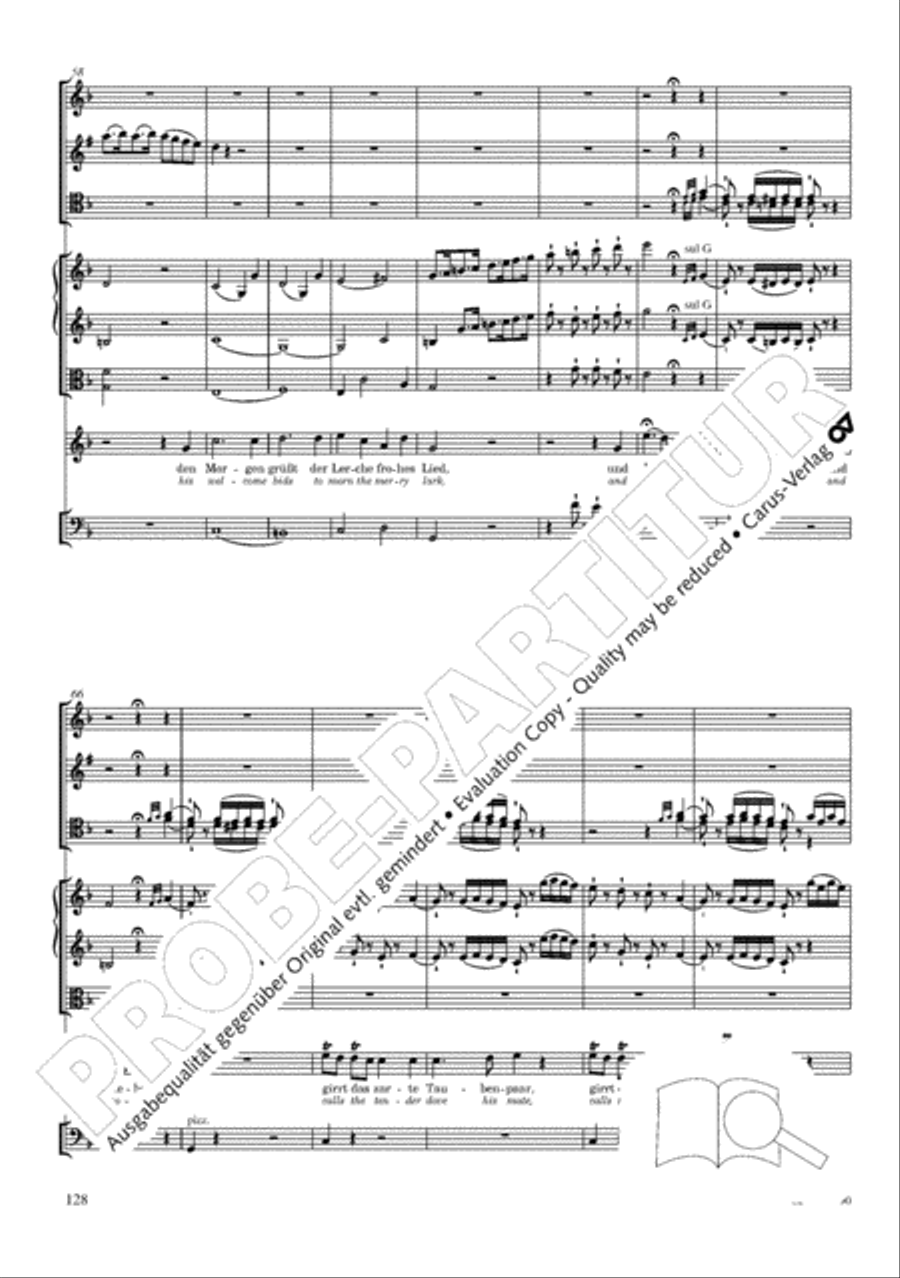 The Creation (Die Schopfung) 4-Part scores gallery preview page 148