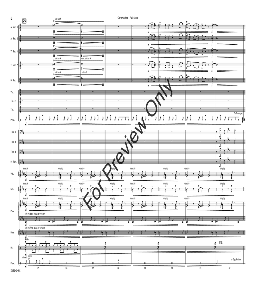 Carismática Jazz Ensemble scores gallery preview page 6