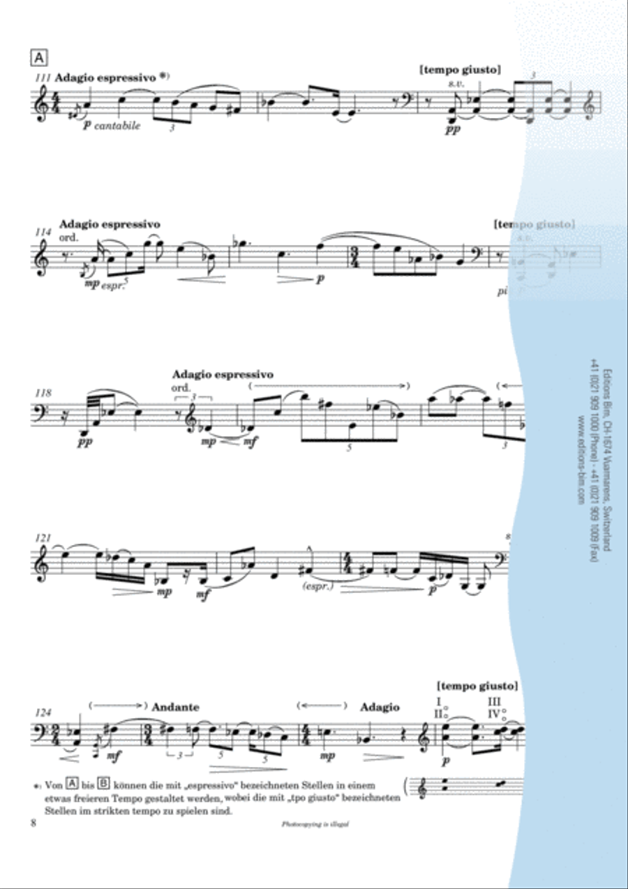 Fantasia über “O Haupt voll Blut und Wunden- Hommage à J.S.B. Cello Solo scores gallery preview page 8