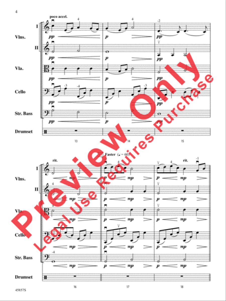 Fantastic Beasts and Where to Find Them String Orchestra scores gallery preview page 5