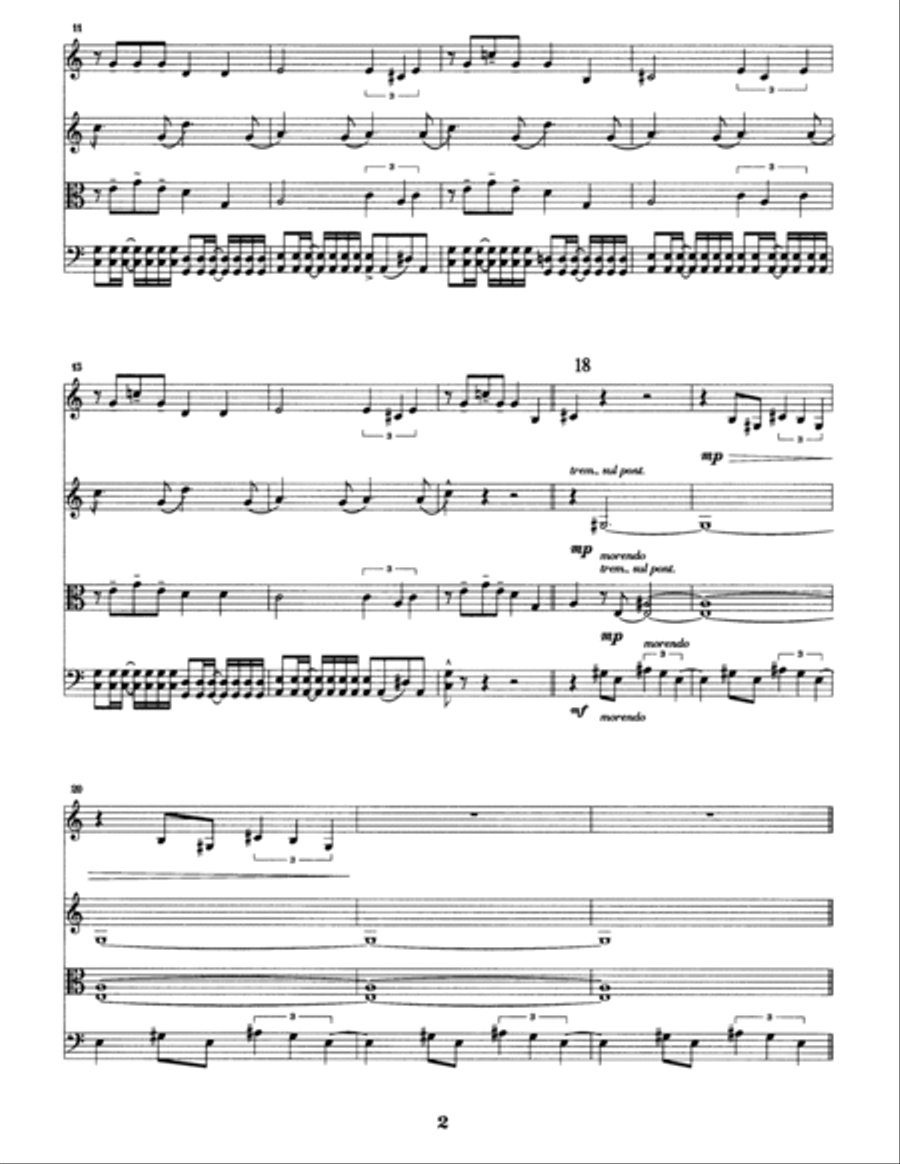 Daria - Theme String Quartet scores gallery preview page 2