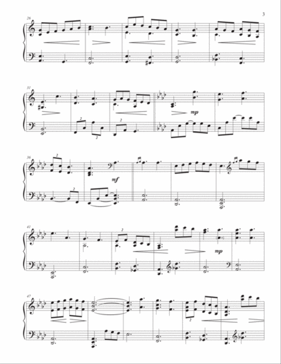A Mighty Fortress Is Our God Piano Solo scores gallery preview page 3