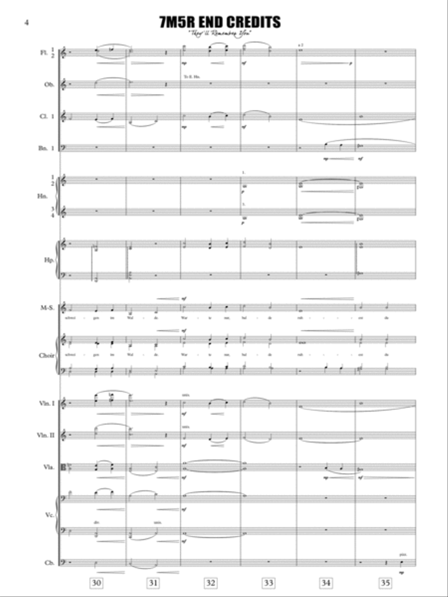 They'll Remember You - Score Only Full Orchestra scores gallery preview page 6