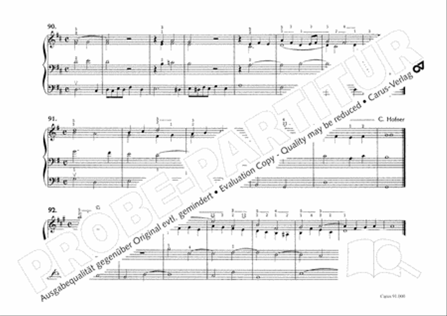 Orgelschule Orgelschule Organ scores gallery preview page 74