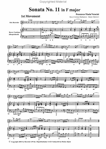 Sonata No. 11 in F Major