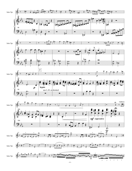 Concerto for Trumpet and Orchestra (trumpet solo and piano reduction only)