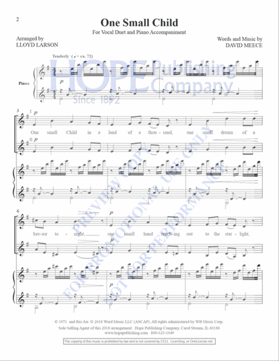 One Small Child One Small Child Handbell Choir scores gallery preview page 2