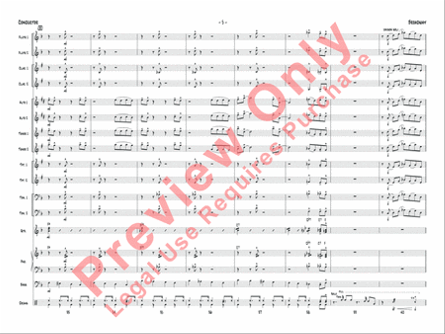 Broadway Jazz Ensemble scores gallery preview page 8