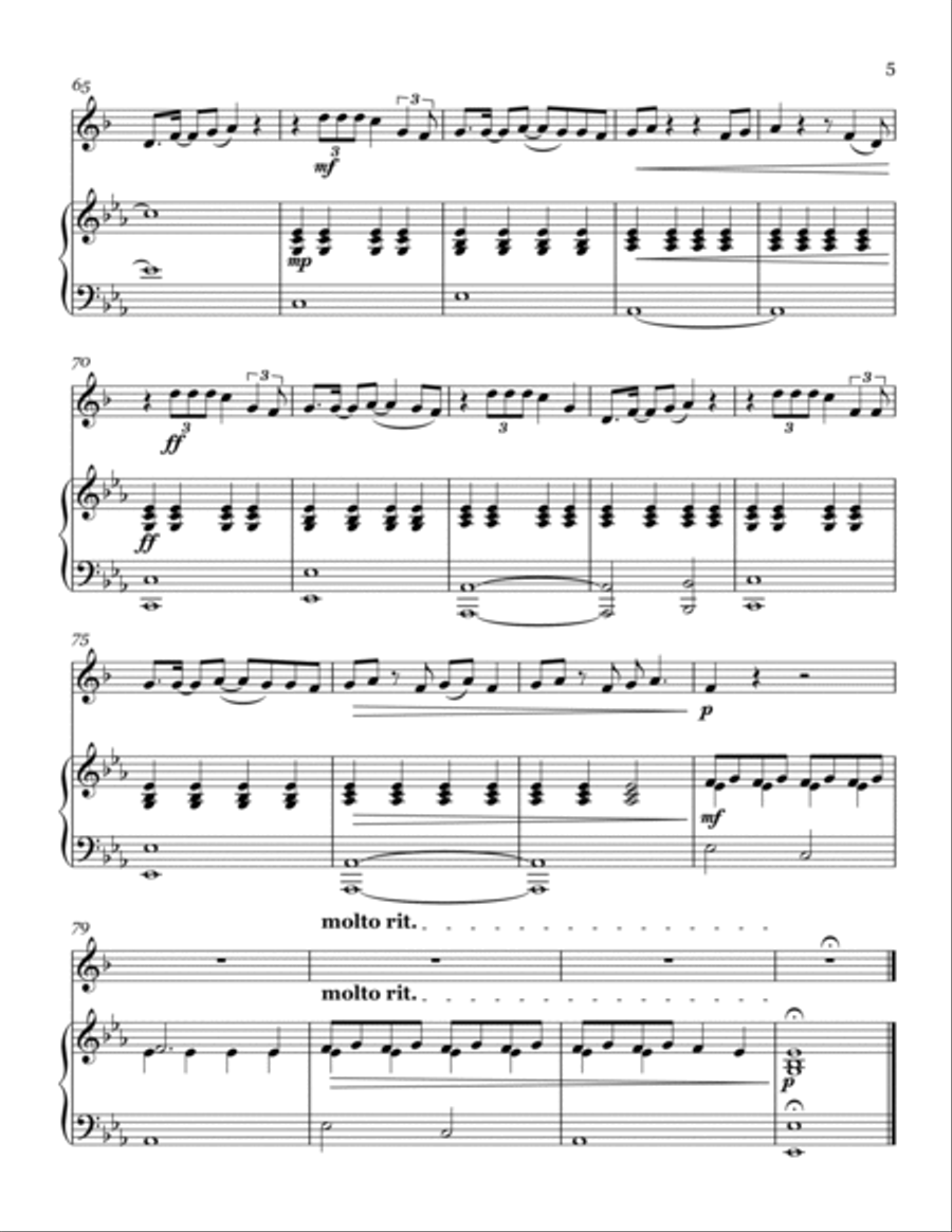 Birthday Cake B-Flat Clarinet scores gallery preview page 5