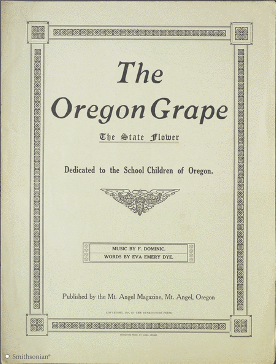The Oregon Grape Piano, Vocal scores gallery preview page 1
