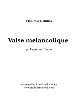 Valse Melancolique - Violin & Piano