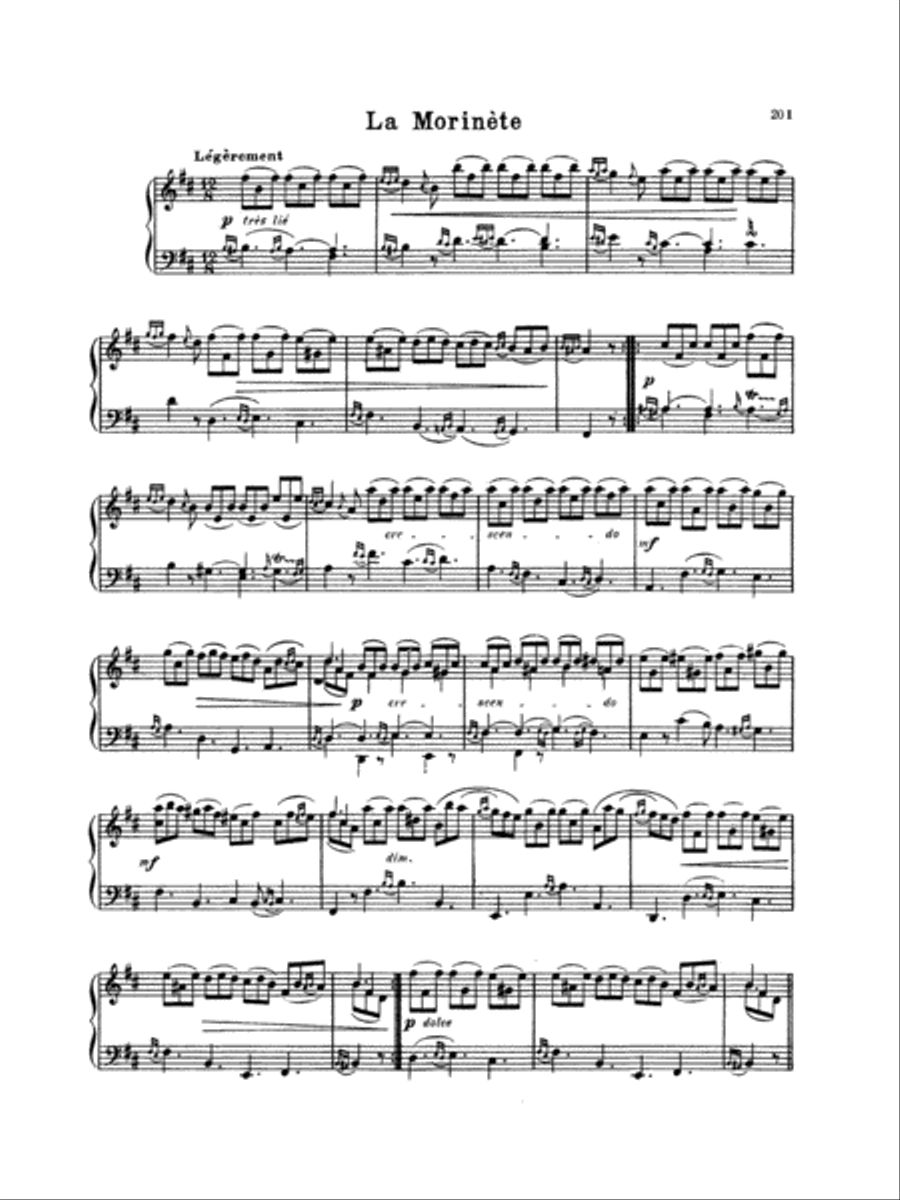 Couperin: Clavichord Pieces (Volume II) Piano Solo scores gallery preview page 1