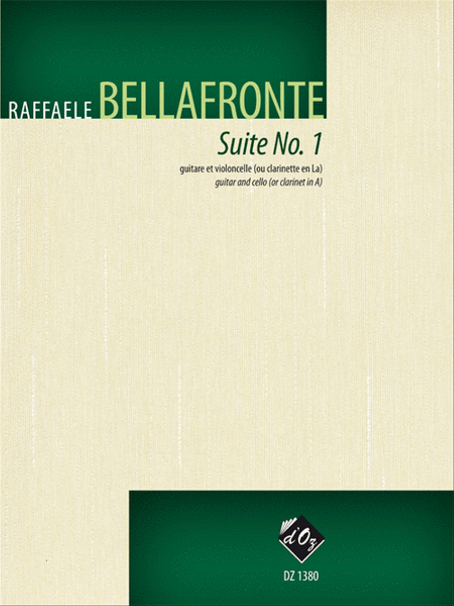Suite No. 1 Cello scores gallery preview page 1