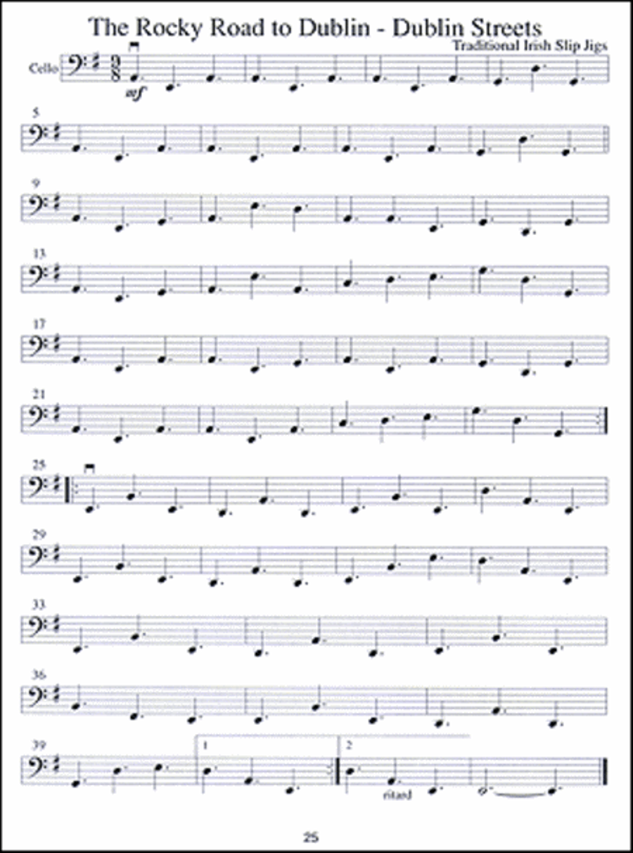 Celtic Fiddle Tunes for Solo and Ensemble - Cello, Bass Double Bass scores gallery preview page 7