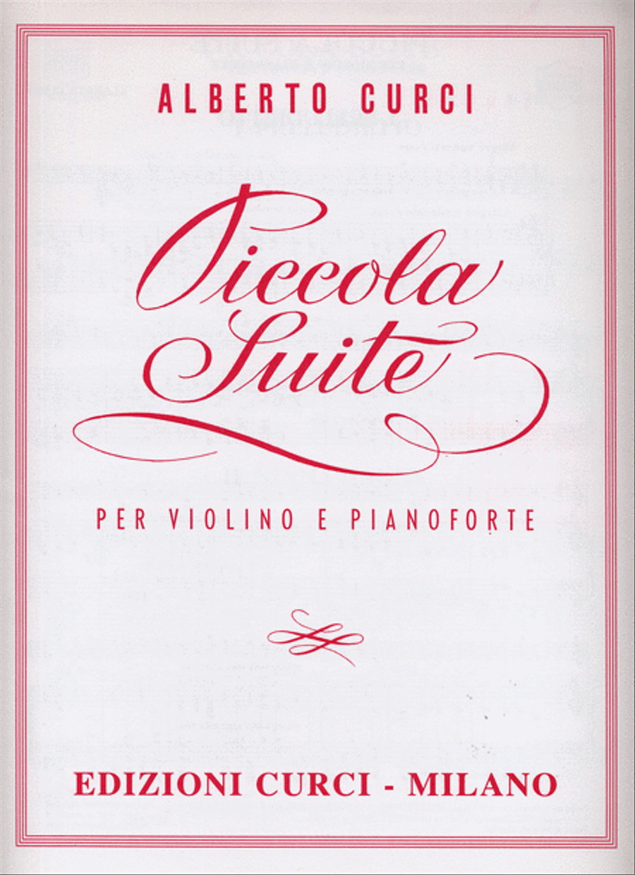 Piccola suite Violin Solo scores gallery preview page 1