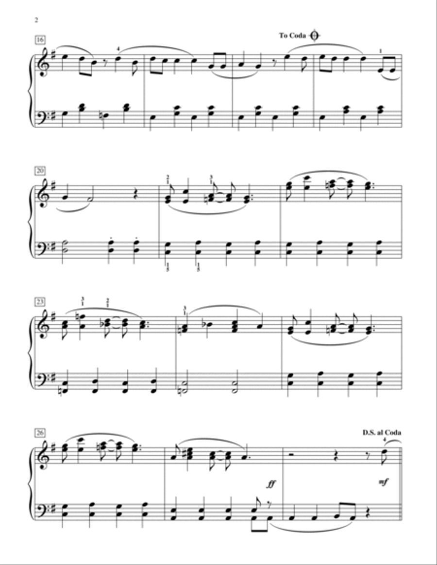 Little Saint Nick Piano Method scores gallery preview page 2