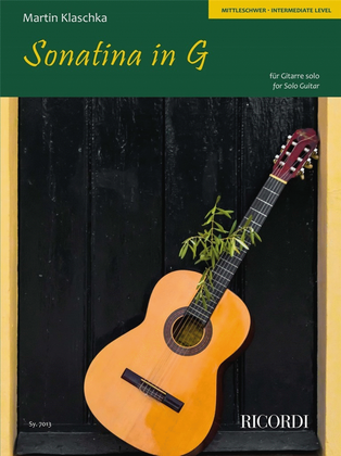 Book cover for Sonatina in G für Gitarre
