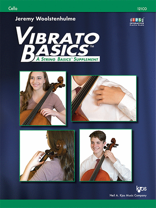 Book cover for Vibrato Basics, Steps To Success For String Orch - Cello