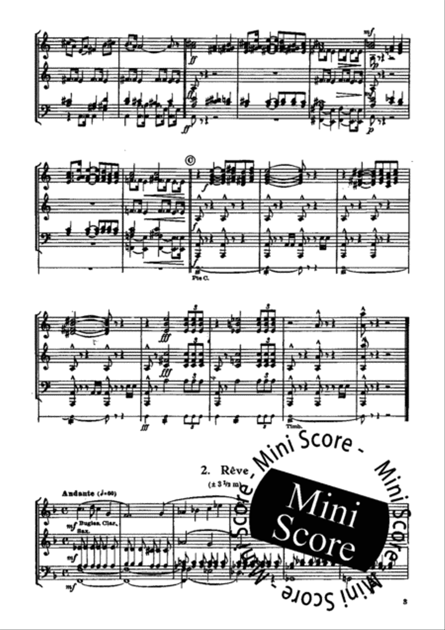 Petit Triptyque Petit Triptyque Concert Band scores gallery preview page 5