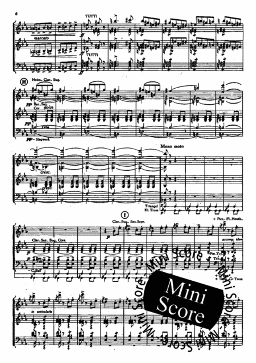 Martha Fanfare Band scores gallery preview page 7