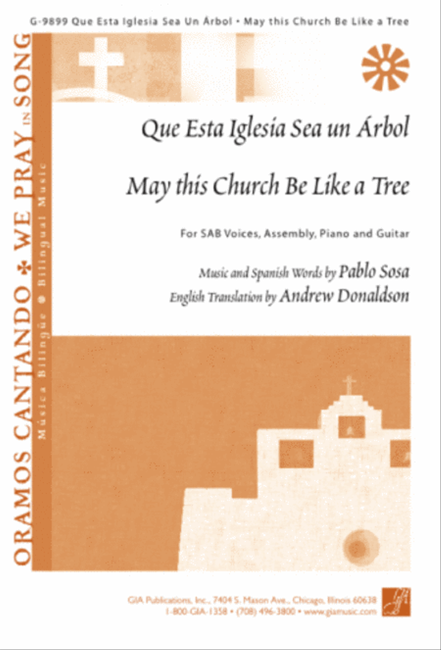 Que Esta Iglesia Sea Un Árbol / May This Church Be Like a Tree - Guitar edition Guitar scores gallery preview page 1