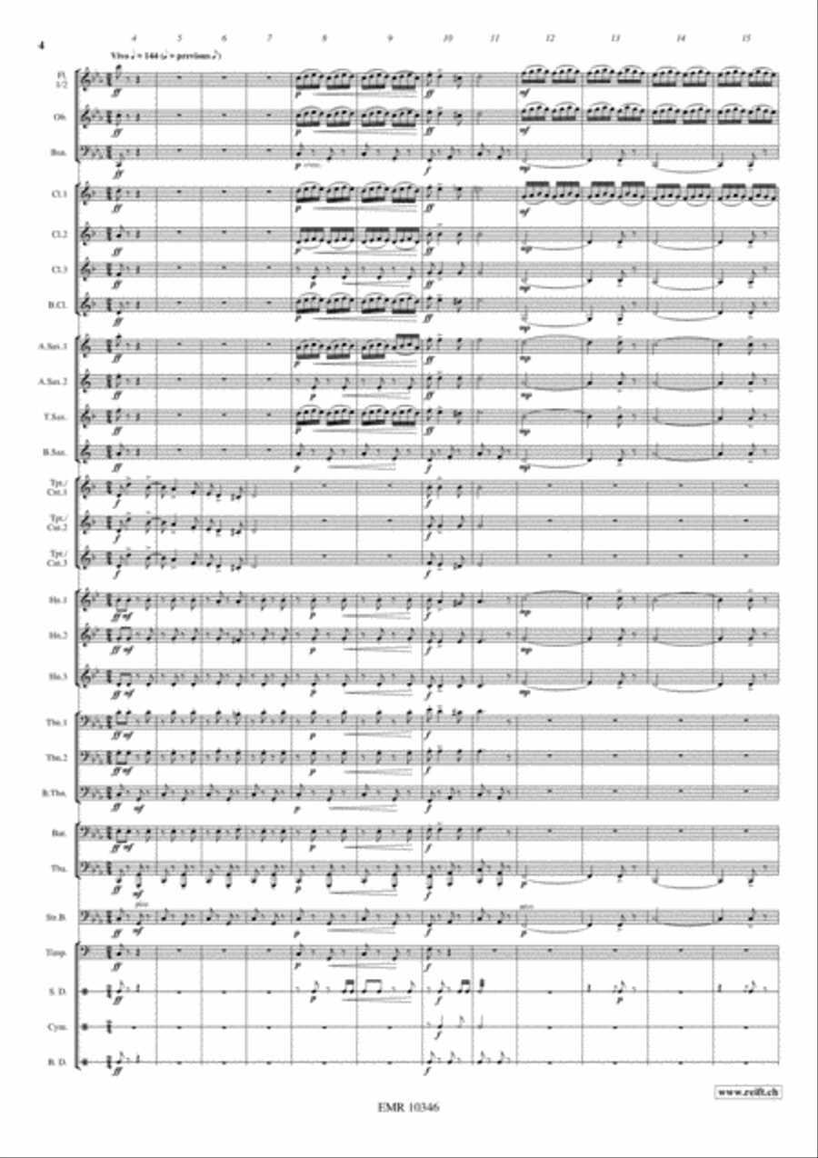 Csardas Fantasy Csardas Fantasy Concert Band scores gallery preview page 5