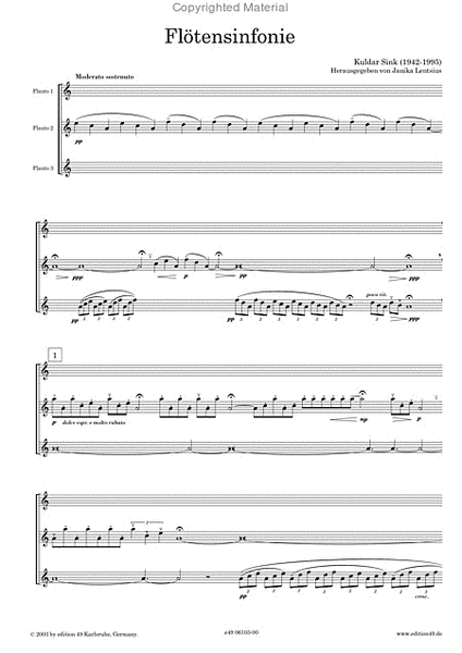 Flotensinfonie / Flute symphony