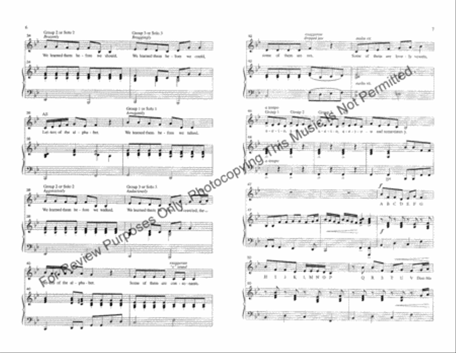 Alphabetiks Alphabetiks 2-Part scores gallery preview page 4