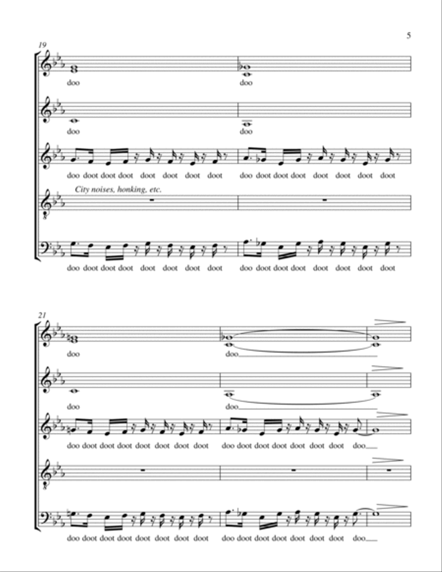 Summer In The City Summer In The City 4-Part scores gallery preview page 5