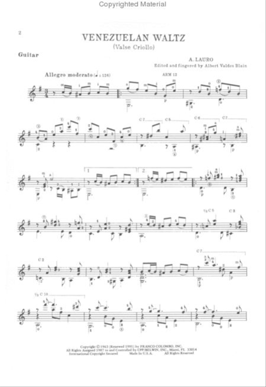Venezuelan Waltz Venezuelan Waltz Small Ensemble scores gallery preview page 2
