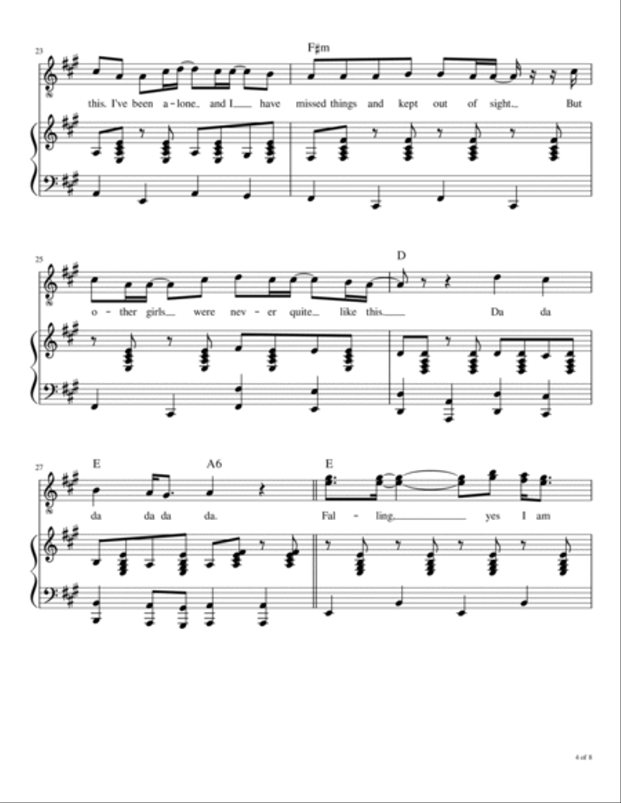 I've Just Seen A Face Voice scores gallery preview page 5