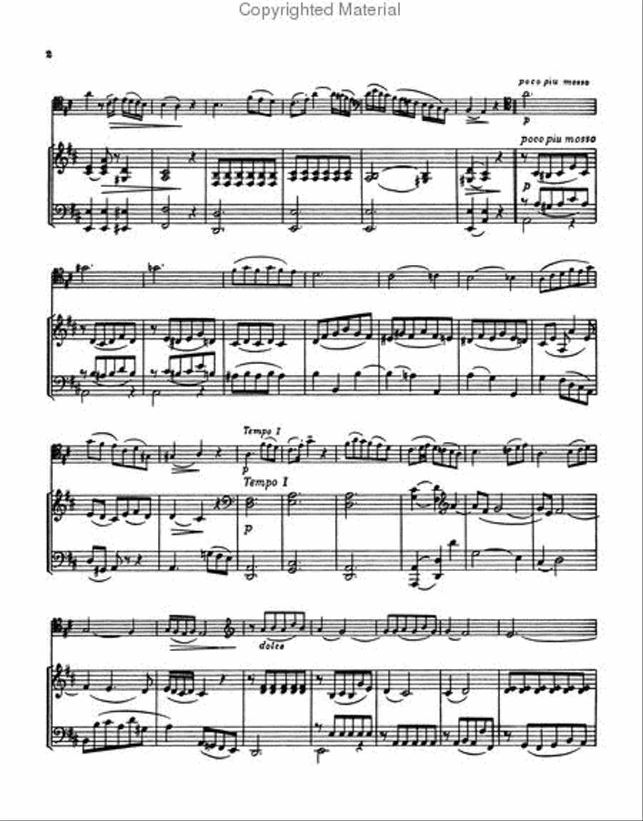 Divertimento in D Chamber Music scores gallery preview page 4