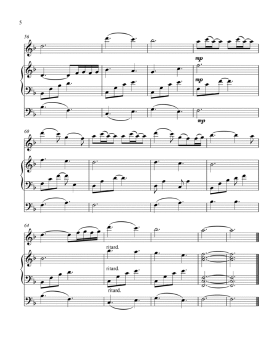 A Thousand Years Flute scores gallery preview page 6