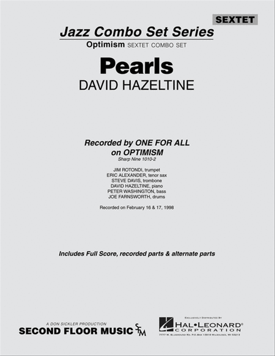 Pearls Jazz Ensemble scores gallery preview page 1