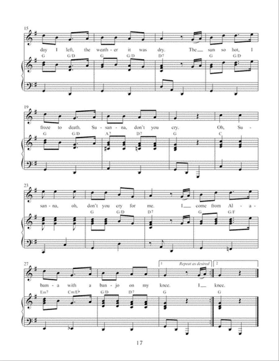 Sing and Dance Around the World, Book 2 Unison Choir scores gallery preview page 18