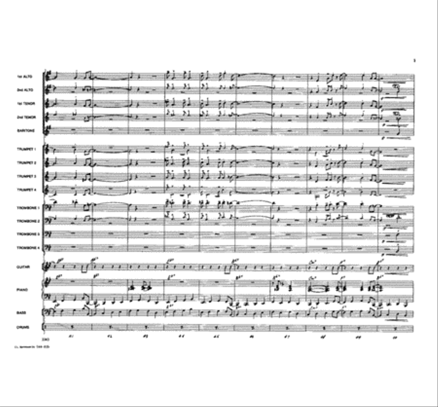 Chicken Franks Jazz Ensemble scores gallery preview page 6