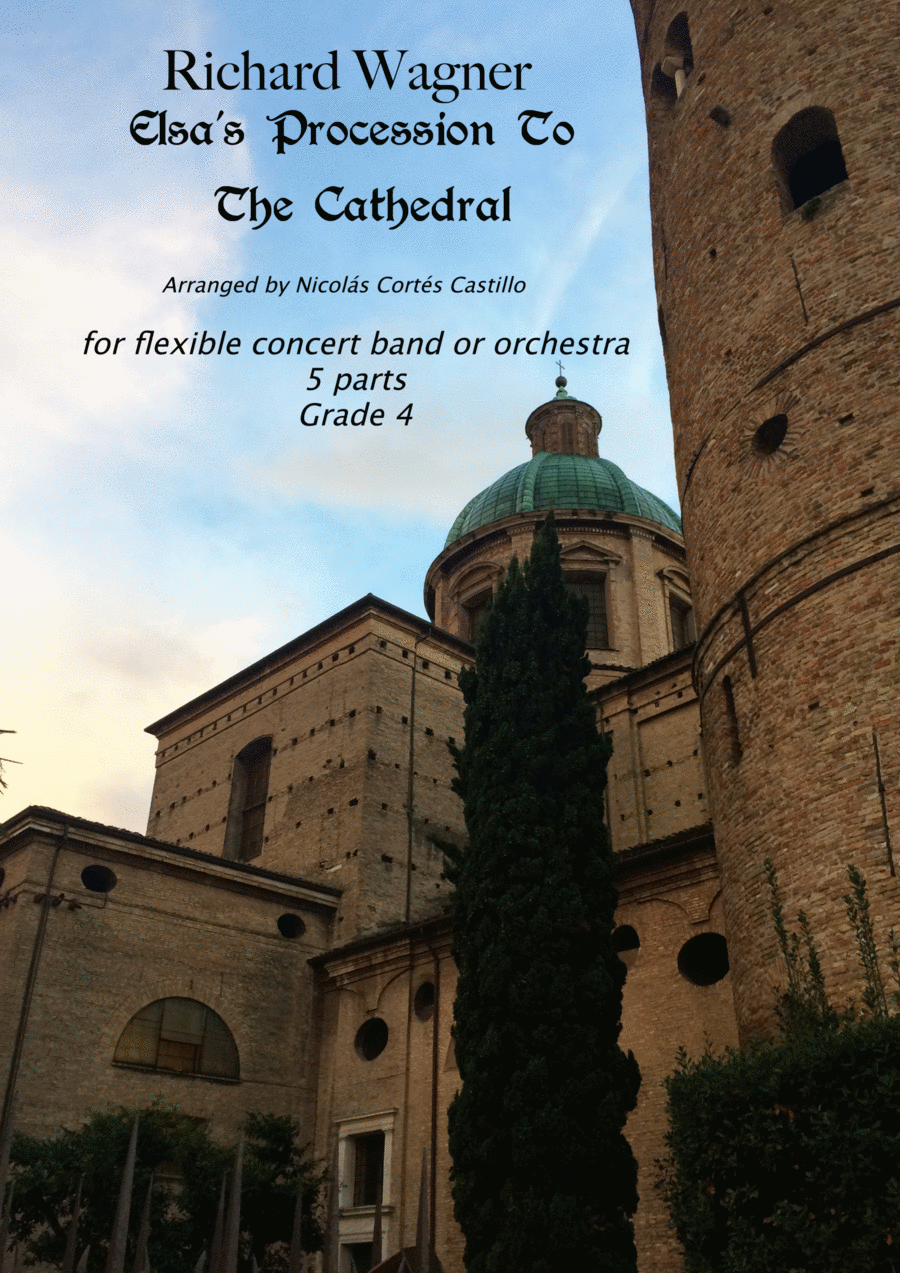 Wagner - Elsa Procession to the Cathedral (from Lohengrin) - Flexible Ensemble Concert Band scores gallery preview page 1