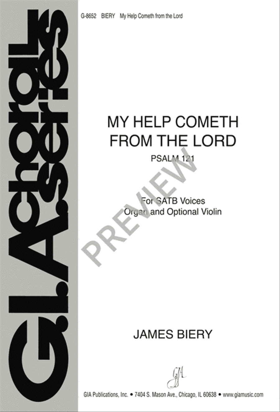 My Help Cometh from the Lord 4-Part scores gallery preview page 2