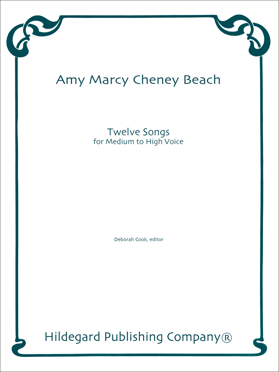 12 Songs Chamber Music scores gallery preview page 1