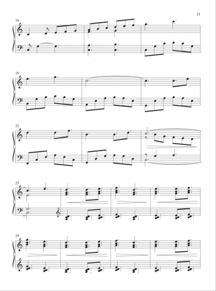 A Still and Silent Night A Still and Silent Night Piano Solo scores gallery preview page 6