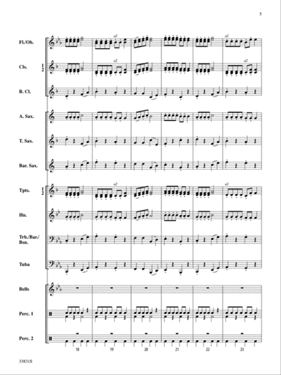 Jolly Old St. Nick Jolly Old St. Nick Concert Band scores gallery preview page 5