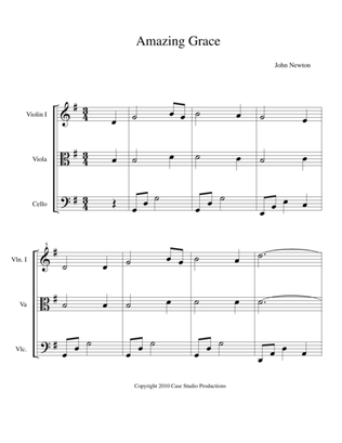 Book cover for Hymns For String Trio book 1 - violin, viola,cello