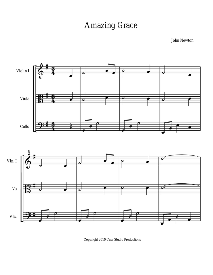Hymns For String Trio book 1 violin viola cello by Jennifer
