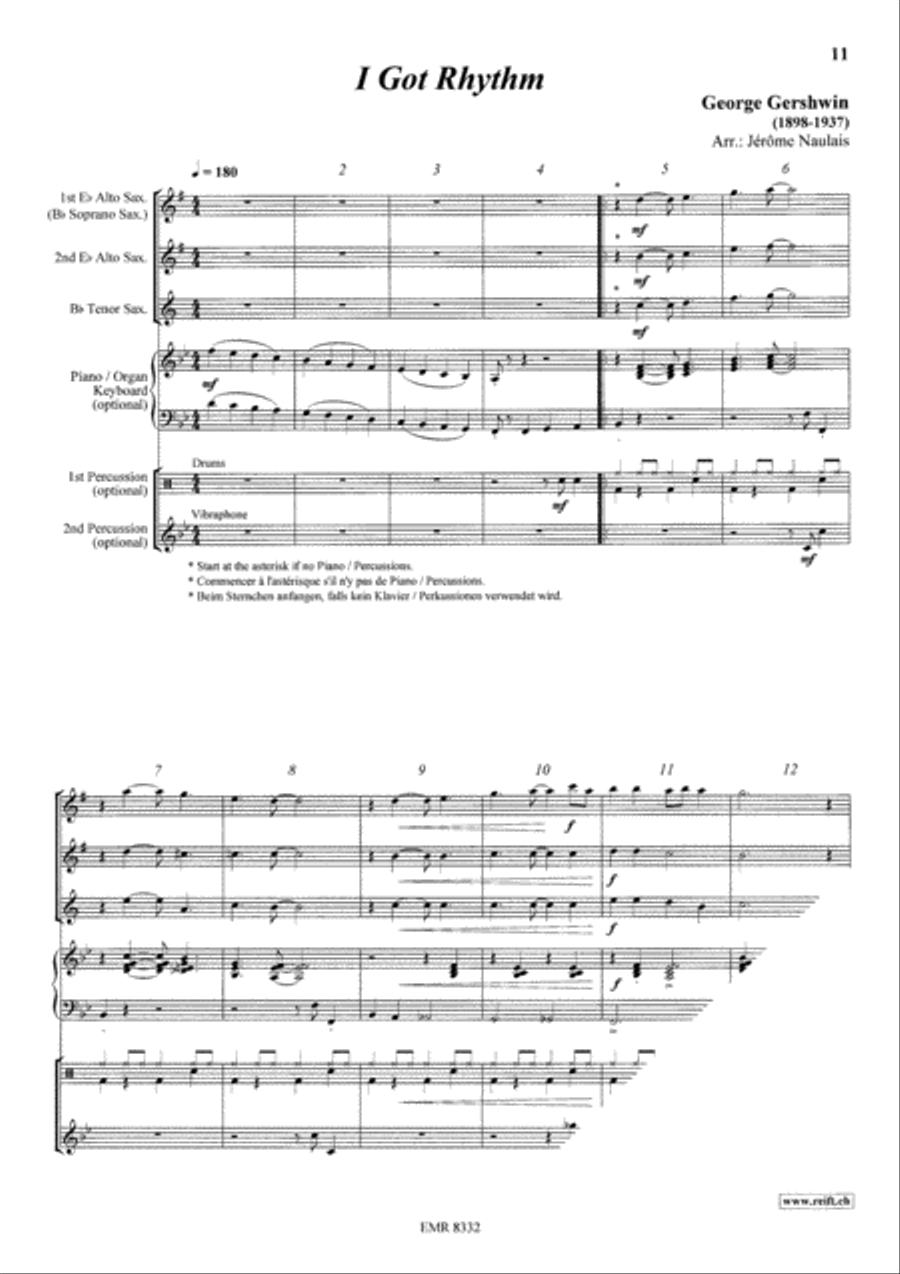 Album Volume 2 Saxophone Ensemble scores gallery preview page 5